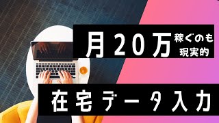 在宅データ入力バイトを副業でやってみた感想、仕事内容・キツイ所・良い所、仕事の見つけ方、稼ぐコツも解説 [upl. by Attenborough]