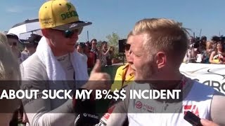 Kevin Magnussen talking about uck my ball incident [upl. by Assiralk25]