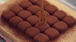 Condensed Milk Chocolate Truffles Easy Recipe 2 Ingredients [upl. by Vonny919]