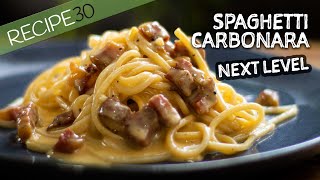 Spaghetti Carbonara Next Level [upl. by Yelsnit450]