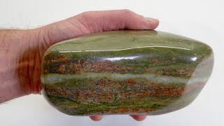 The Biggest Rock Ive Tumbled  Unakite [upl. by Particia]