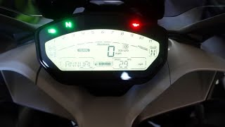 How to reset your Ducati Super Sports  Panigale Service Indicators [upl. by Orfurd]