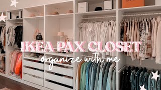 Ikea Pax Wardrobe System  Closet Tour  Organization 2021 [upl. by Argent]