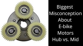 Biggest Misconception about how Ebike motors work Hub vs Mid [upl. by Hpeseoj]