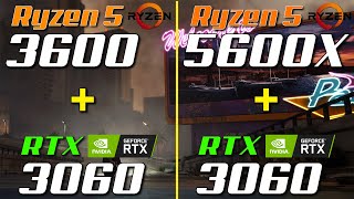 Ryzen 5 3600 vs Ryzen 5 5600X  RTX 3060  Will it Bottleneck [upl. by Tabor]