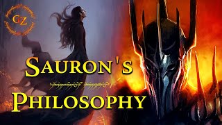 Why was Sauron Evil  Saurons Philosophy  Lord of the Rings Lore  MiddleEarth [upl. by Aliab]