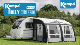 Kampa Rally AIR Pro Awning Setup Guide [upl. by Dusen]