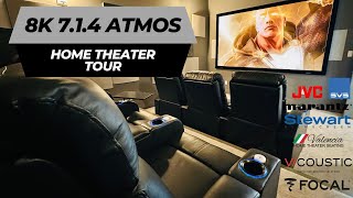 8K 714 Dolby Atmos Home Theater FULL Tour [upl. by Daraj]