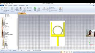 MICROSTRIP PATCH ANTENNA DESIGN USING CST SOFTWARE [upl. by Kutzenco]