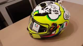 AGV k3 SV internal sun visor removal [upl. by Akinej]