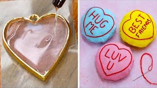 11 Romantic DIY Valentines Day Crafts [upl. by Nelac]