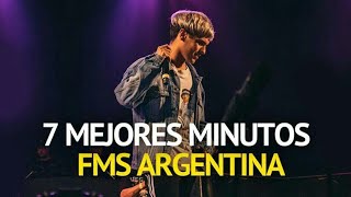 Los 7 MEJORES MINUTAZOS de FMS ARGENTINA  TEMPORADA 1 Y 2 [upl. by Ahs]