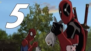 Deadpool in Ultimate SpiderMan 56 vs SpiderMan [upl. by Brien]