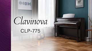 Yamaha Clavinova CLP775 Digital Piano Overview [upl. by Mar]