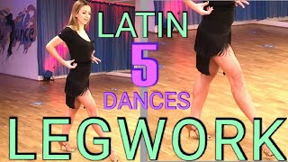 Legwork in Latin American Dancing  Cha Cha Rumba Samba Paso Doble Jive  Follow Along amp Drills [upl. by Oap383]