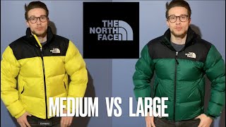 WATCH BEFORE YOU BUY The North Face Retro 1996 Nuptse Complete Size Guide Medium vs Large [upl. by Mercier243]