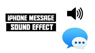 iPhone Message Sound Effects [upl. by Eseela]