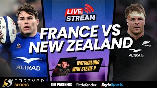 FRANCE VS NEW ZEALAND LIVE  World Cup Watchalong  Forever Rugby [upl. by Godart]