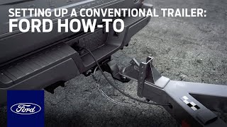 Pro Trailer Backup Assist™ Setting Up A Conventional Trailer  Ford HowTo  Ford [upl. by Gnok]