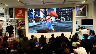 Nintendo Switch Presentation 2017 Live Reactions at Nintendo NY [upl. by Adnara464]