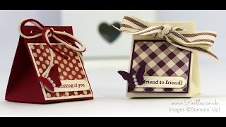 2x2 Triangular Treat Box Tutorial [upl. by Andria]