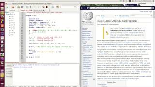 Advanced Fortran Programming  016  Introduction to BLAS and LAPACK [upl. by Eyahsal]