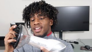 How I Diffuse My Curly Hair for beginners [upl. by Bridwell]