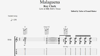 Roy Clark  Malaguena Guitar TAB [upl. by Mharba821]