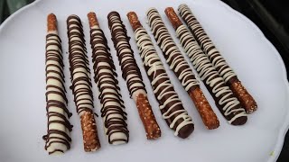 CHOCOLATE COVERED PRETZEL RODS [upl. by Legnaleugim108]