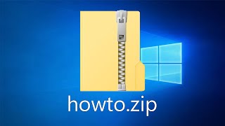 How to make a ZIP Files in Windows [upl. by Eriha]