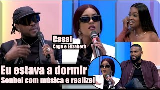 Casal Cage One e Elizabeth Aquecem o Programa e vão lançar o Álbum juntos [upl. by Pohsib]