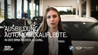 Ausbildung zum Automobilkaufmann wmx  BMW Group Careers [upl. by Akapol]