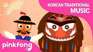 The Lion  Korean Traditional Music  Pinkfong Songs for Children [upl. by Anaiek]