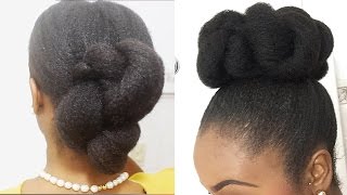 Style Your Natural Hair in 15 Minutes [upl. by Nehepts]