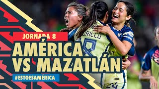 🔴 EN VIVO Femenil  América Vs Mazatlán  Jornada 8  CL22 [upl. by Shepherd379]