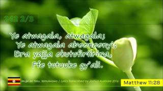 HYMN 242 Mujje eri Yesu temurwawo  Luganda Church Of Uganda Gospel Music Lyrics [upl. by Chamkis]