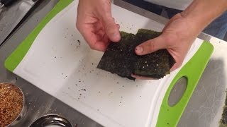 How to Make Roasted Seaweed Snacks  Cooking Light [upl. by Rici]