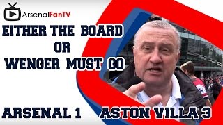 Most Famous Ever Football Fan Rant  Either the Board or Wenger Must Go [upl. by Neelyk]