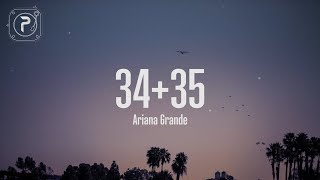 3435  Ariana Grande Lyrics [upl. by Anahsak]