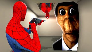 Escaping from OBUNGA in Virtual Reality  Bonelab VR Mods [upl. by Htiekal]