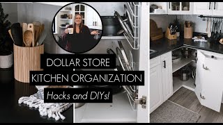 Dollar Store Kitchen Organization Hacks amp DIYs [upl. by Recneps]