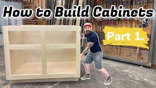 Build Cabinets The Easy Way  How to Build Cabinets [upl. by Thorndike]