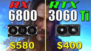 RTX 3060 Ti vs RX 6800  1440p Gaming Benchmark [upl. by Eneluqcaj]