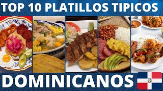 TOP 10 PLATILLOS TIPICOS DOMINICANOS  COMIDA TRADICIONAL DE REPUBLICA DOMINICANA [upl. by Painter]