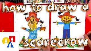 How To Draw A Scarecrow [upl. by Else233]