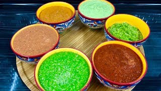 6 Salsas Mexicanas Deliciosas [upl. by Nudnarb]