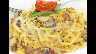 Спагетти Карбонара Пальчики оближешь Правильный Итальянский рецепт Spaghetti alla Carbonara [upl. by Ynaffital]