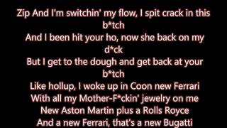 Bugatti Remix Lyrics On Screen Clean [upl. by Aehc]