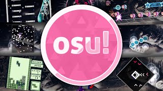 Every Custom osu Game Mode in ONE Video [upl. by Akeyla771]