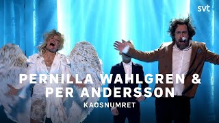 Pernilla Walhlgren amp Per Andersson – Kaosnumret  Melodifestivalen 2021  SVT [upl. by Vince]